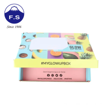 Cajas de envío corrugadas impresas de diseño colorido